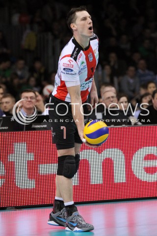  24.03.2013 RZESZOW SIATKOWKA PLUS LIGA 2012/2013 MEN VOLLEYBALL POLAND POLISH PLUSLIGA LEAGUE SEASON 2012/2013 MECZ ASSECO RESOVIA RZESZOW - DELECTA BYDGOSZCZ N/Z ALEH ACHREM OLIEG AKHREM SYLWETKA  