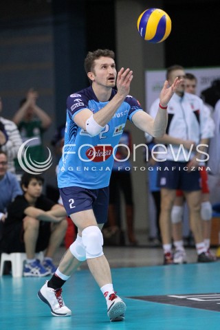  24.03.2013 RZESZOW SIATKOWKA PLUS LIGA 2012/2013 MEN VOLLEYBALL POLAND POLISH PLUSLIGA LEAGUE SEASON 2012/2013 MECZ ASSECO RESOVIA RZESZOW - DELECTA BYDGOSZCZ N/Z MICHAL MASNY SYLWETKA  