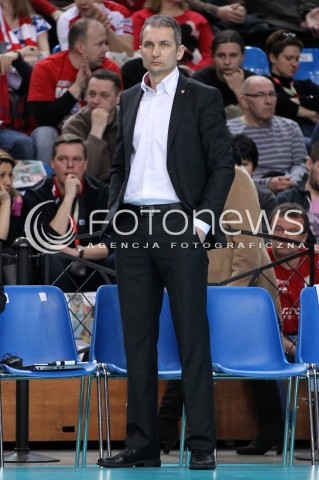  24.03.2013 RZESZOW SIATKOWKA PLUS LIGA 2012/2013 MEN VOLLEYBALL POLAND POLISH PLUSLIGA LEAGUE SEASON 2012/2013 MECZ ASSECO RESOVIA RZESZOW - DELECTA BYDGOSZCZ N/Z ANDRZEJ KOWAL TRENER ( HEAD COACH )  