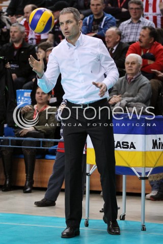  24.03.2013 RZESZOW SIATKOWKA PLUS LIGA 2012/2013 MEN VOLLEYBALL POLAND POLISH PLUSLIGA LEAGUE SEASON 2012/2013 MECZ ASSECO RESOVIA RZESZOW - DELECTA BYDGOSZCZ N/Z ANDRZEJ KOWAL TRENER ( HEAD COACH )  