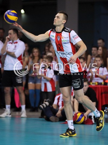  24.03.2013 RZESZOW SIATKOWKA PLUS LIGA 2012/2013 MEN VOLLEYBALL POLAND POLISH PLUSLIGA LEAGUE SEASON 2012/2013 MECZ ASSECO RESOVIA RZESZOW - DELECTA BYDGOSZCZ N/Z PAUL LOTMAN SYLWETKA  