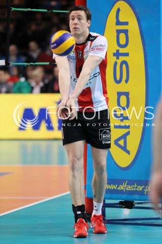  24.03.2013 RZESZOW SIATKOWKA PLUS LIGA 2012/2013 MEN VOLLEYBALL POLAND POLISH PLUSLIGA LEAGUE SEASON 2012/2013 MECZ ASSECO RESOVIA RZESZOW - DELECTA BYDGOSZCZ N/Z JOCHEN SCHOPS SYLWETKA  