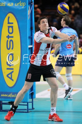  24.03.2013 RZESZOW SIATKOWKA PLUS LIGA 2012/2013 MEN VOLLEYBALL POLAND POLISH PLUSLIGA LEAGUE SEASON 2012/2013 MECZ ASSECO RESOVIA RZESZOW - DELECTA BYDGOSZCZ N/Z JOCHEN SCHOPS SYLWETKA  