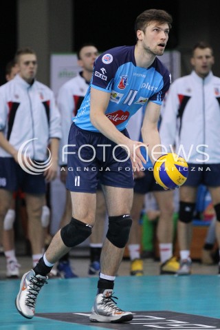  24.03.2013 RZESZOW SIATKOWKA PLUS LIGA 2012/2013 MEN VOLLEYBALL POLAND POLISH PLUSLIGA LEAGUE SEASON 2012/2013 MECZ ASSECO RESOVIA RZESZOW - DELECTA BYDGOSZCZ N/Z ANDRZEJ WRONA SYLWETKA  