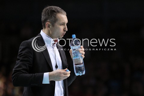  24.03.2013 RZESZOW SIATKOWKA PLUS LIGA 2012/2013 MEN VOLLEYBALL POLAND POLISH PLUSLIGA LEAGUE SEASON 2012/2013 MECZ ASSECO RESOVIA RZESZOW - DELECTA BYDGOSZCZ N/Z ANDRZEJ KOWAL TRENER ( HEAD COACH )  