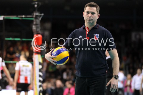  24.03.2013 RZESZOW SIATKOWKA PLUS LIGA 2012/2013 MEN VOLLEYBALL POLAND POLISH PLUSLIGA LEAGUE SEASON 2012/2013 MECZ ASSECO RESOVIA RZESZOW - DELECTA BYDGOSZCZ N/Z PIOTR MAKOWSKI ( HEAD COACH ) TRENER  