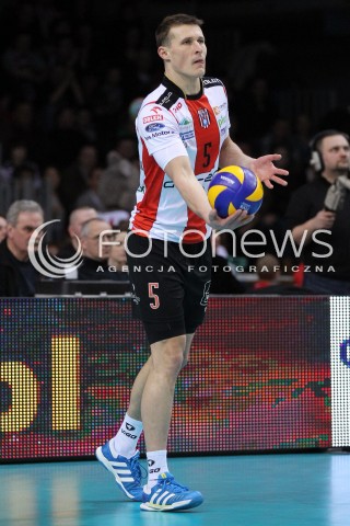  24.03.2013 RZESZOW SIATKOWKA PLUS LIGA 2012/2013 MEN VOLLEYBALL POLAND POLISH PLUSLIGA LEAGUE SEASON 2012/2013 MECZ ASSECO RESOVIA RZESZOW - DELECTA BYDGOSZCZ N/Z LUKAS TICHACEK SYLWETKA  