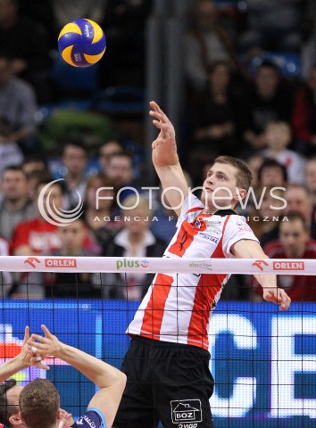  24.03.2013 RZESZOW SIATKOWKA PLUS LIGA 2012/2013 MEN VOLLEYBALL POLAND POLISH PLUSLIGA LEAGUE SEASON 2012/2013 MECZ ASSECO RESOVIA RZESZOW - DELECTA BYDGOSZCZ N/Z PIOTR NOWAKOWSKI  