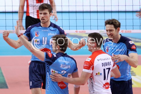  24.03.2013 RZESZOW SIATKOWKA PLUS LIGA 2012/2013 MEN VOLLEYBALL POLAND POLISH PLUSLIGA LEAGUE SEASON 2012/2013 MECZ ASSECO RESOVIA RZESZOW - DELECTA BYDGOSZCZ N/Z ANDRZEJ WRONA STEPHANE ANTIGA MICHAL MASNY MICHAL DEBIEC RADOSC  