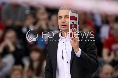  24.03.2013 RZESZOW SIATKOWKA PLUS LIGA 2012/2013 MEN VOLLEYBALL POLAND POLISH PLUSLIGA LEAGUE SEASON 2012/2013 MECZ ASSECO RESOVIA RZESZOW - DELECTA BYDGOSZCZ N/Z ANDRZEJ KOWAL TRENER ( HEAD COACH )  