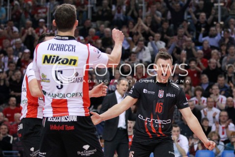  24.03.2013 RZESZOW SIATKOWKA PLUS LIGA 2012/2013 MEN VOLLEYBALL POLAND POLISH PLUSLIGA LEAGUE SEASON 2012/2013 MECZ ASSECO RESOVIA RZESZOW - DELECTA BYDGOSZCZ N/Z KRZYSZTOF IGNACZAK RADOSC  