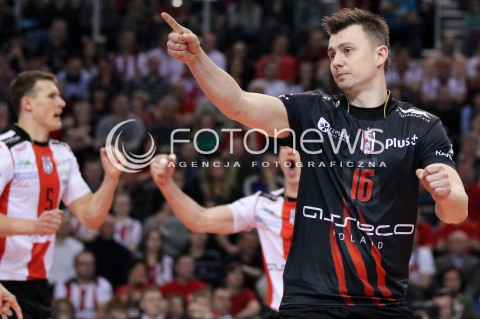  24.03.2013 RZESZOW SIATKOWKA PLUS LIGA 2012/2013 MEN VOLLEYBALL POLAND POLISH PLUSLIGA LEAGUE SEASON 2012/2013 MECZ ASSECO RESOVIA RZESZOW - DELECTA BYDGOSZCZ N/Z KRZYSZTOF IGNACZAK RADOSC  