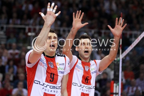  24.03.2013 RZESZOW SIATKOWKA PLUS LIGA 2012/2013 MEN VOLLEYBALL POLAND POLISH PLUSLIGA LEAGUE SEASON 2012/2013 MECZ ASSECO RESOVIA RZESZOW - DELECTA BYDGOSZCZ N/Z ZBIGNIEW BARTMAN GRZEGORZ KOSOK ZLOSC  