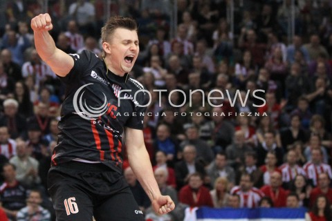  24.03.2013 RZESZOW SIATKOWKA PLUS LIGA 2012/2013 MEN VOLLEYBALL POLAND POLISH PLUSLIGA LEAGUE SEASON 2012/2013 MECZ ASSECO RESOVIA RZESZOW - DELECTA BYDGOSZCZ N/Z KRZYSZTOF IGNACZAK RADOSC  
