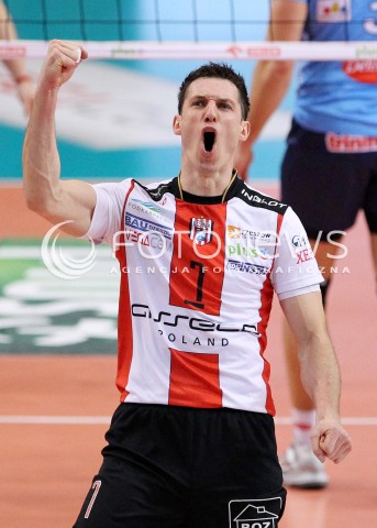  24.03.2013 RZESZOW SIATKOWKA PLUS LIGA 2012/2013 MEN VOLLEYBALL POLAND POLISH PLUSLIGA LEAGUE SEASON 2012/2013 MECZ ASSECO RESOVIA RZESZOW - DELECTA BYDGOSZCZ N/Z ALEH ACHREM OLIEG AKHREM RADOSC  