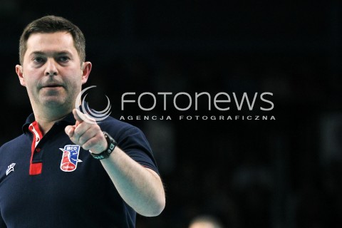  24.03.2013 RZESZOW SIATKOWKA PLUS LIGA 2012/2013 MEN VOLLEYBALL POLAND POLISH PLUSLIGA LEAGUE SEASON 2012/2013 MECZ ASSECO RESOVIA RZESZOW - DELECTA BYDGOSZCZ N/Z PIOTR MAKOWSKI ( HEAD COACH ) TRENER  