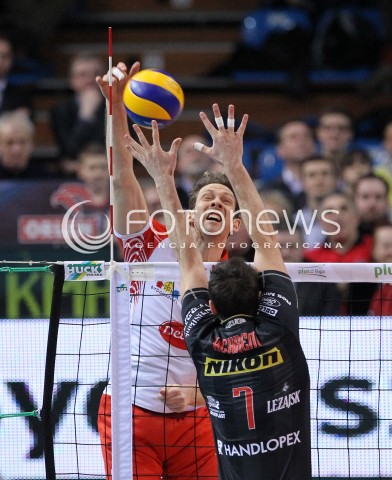  25.03.2013 RZESZOW SIATKOWKA PLUS LIGA 2012/2013 MEN VOLLEYBALL POLAND POLISH PLUSLIGA LEAGUE SEASON 2012/2013 MECZ ASSECO RESOVIA RZESZOW - DELECTA BYDGOSZCZ N/Z STEPHANE ANTIGA ALEH ACHREM OLIEG AKHREM  