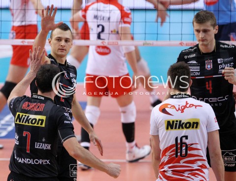  25.03.2013 RZESZOW SIATKOWKA PLUS LIGA 2012/2013 MEN VOLLEYBALL POLAND POLISH PLUSLIGA LEAGUE SEASON 2012/2013 MECZ ASSECO RESOVIA RZESZOW - DELECTA BYDGOSZCZ N/Z PAUL LOTMAN PIOTR NOWAKOWSKI RADOSC  