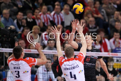  25.03.2013 RZESZOW SIATKOWKA PLUS LIGA 2012/2013 MEN VOLLEYBALL POLAND POLISH PLUSLIGA LEAGUE SEASON 2012/2013 MECZ ASSECO RESOVIA RZESZOW - DELECTA BYDGOSZCZ N/Z JOCHEN SCHOPS MARCIN WIKA WOJCIECH JURKIEWICZ  