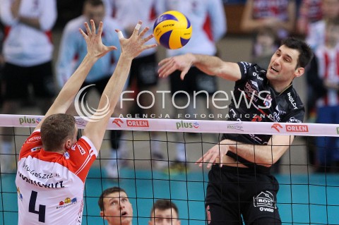  25.03.2013 RZESZOW SIATKOWKA PLUS LIGA 2012/2013 MEN VOLLEYBALL POLAND POLISH PLUSLIGA LEAGUE SEASON 2012/2013 MECZ ASSECO RESOVIA RZESZOW - DELECTA BYDGOSZCZ N/Z GRZEGORZ KOSOK WOJCIECH JURKIEWICZ  