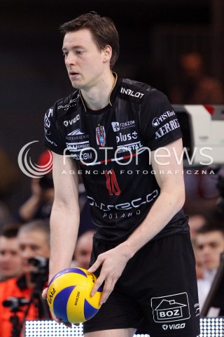  25.03.2013 RZESZOW SIATKOWKA PLUS LIGA 2012/2013 MEN VOLLEYBALL POLAND POLISH PLUSLIGA LEAGUE SEASON 2012/2013 MECZ ASSECO RESOVIA RZESZOW - DELECTA BYDGOSZCZ N/Z JOCHEN SCHOPS SYLWETKA  