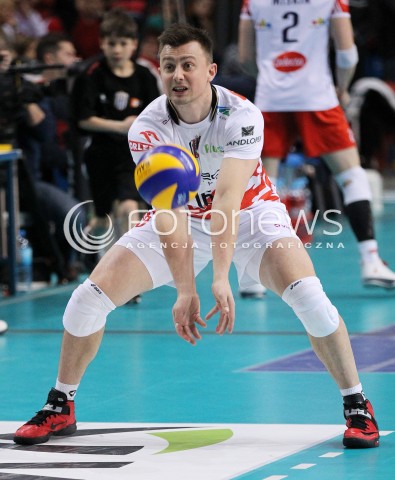  25.03.2013 RZESZOW SIATKOWKA PLUS LIGA 2012/2013 MEN VOLLEYBALL POLAND POLISH PLUSLIGA LEAGUE SEASON 2012/2013 MECZ ASSECO RESOVIA RZESZOW - DELECTA BYDGOSZCZ N/Z KRZYSZTOF IGNACZAK SYLWETKA  