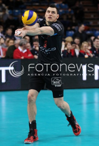  25.03.2013 RZESZOW SIATKOWKA PLUS LIGA 2012/2013 MEN VOLLEYBALL POLAND POLISH PLUSLIGA LEAGUE SEASON 2012/2013 MECZ ASSECO RESOVIA RZESZOW - DELECTA BYDGOSZCZ N/Z ZBIGNIEW BARTMAN SYLWETKA  