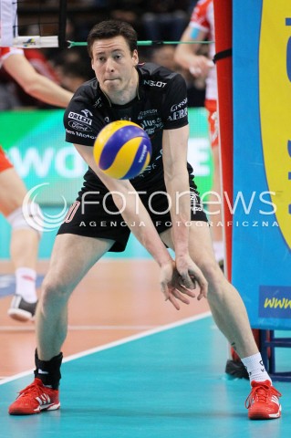  25.03.2013 RZESZOW SIATKOWKA PLUS LIGA 2012/2013 MEN VOLLEYBALL POLAND POLISH PLUSLIGA LEAGUE SEASON 2012/2013 MECZ ASSECO RESOVIA RZESZOW - DELECTA BYDGOSZCZ N/Z JOCHEN SCHOPS SYLWETKA  