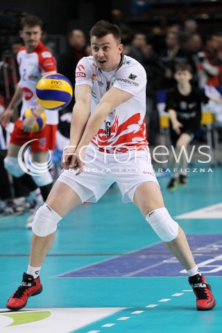  25.03.2013 RZESZOW SIATKOWKA PLUS LIGA 2012/2013 MEN VOLLEYBALL POLAND POLISH PLUSLIGA LEAGUE SEASON 2012/2013 MECZ ASSECO RESOVIA RZESZOW - DELECTA BYDGOSZCZ N/Z KRZYSZTOF IGNACZAK SYLWETKA  