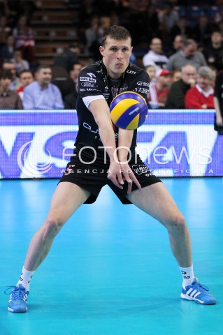  25.03.2013 RZESZOW SIATKOWKA PLUS LIGA 2012/2013 MEN VOLLEYBALL POLAND POLISH PLUSLIGA LEAGUE SEASON 2012/2013 MECZ ASSECO RESOVIA RZESZOW - DELECTA BYDGOSZCZ N/Z LUKAS TICHACEK SYLWETKA  
