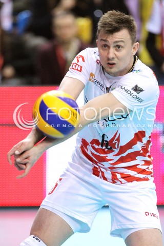  25.03.2013 RZESZOW SIATKOWKA PLUS LIGA 2012/2013 MEN VOLLEYBALL POLAND POLISH PLUSLIGA LEAGUE SEASON 2012/2013 MECZ ASSECO RESOVIA RZESZOW - DELECTA BYDGOSZCZ N/Z KRZYSZTOF IGNACZAK SYLWETKA  