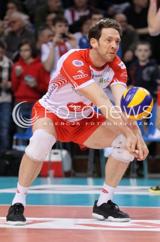  25.03.2013 RZESZOW SIATKOWKA PLUS LIGA 2012/2013 MEN VOLLEYBALL POLAND POLISH PLUSLIGA LEAGUE SEASON 2012/2013 MECZ ASSECO RESOVIA RZESZOW - DELECTA BYDGOSZCZ N/Z STEPHANE ANTIGA SYLWETKA  