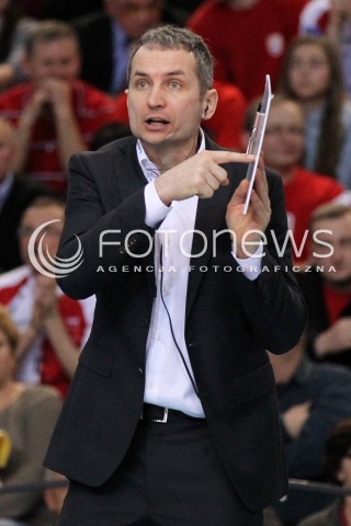  25.03.2013 RZESZOW SIATKOWKA PLUS LIGA 2012/2013 MEN VOLLEYBALL POLAND POLISH PLUSLIGA LEAGUE SEASON 2012/2013 MECZ ASSECO RESOVIA RZESZOW - DELECTA BYDGOSZCZ N/Z ANDRZEJ KOWAL TRENER ( HEAD COACH )  
