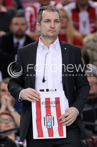  25.03.2013 RZESZOW SIATKOWKA PLUS LIGA 2012/2013 MEN VOLLEYBALL POLAND POLISH PLUSLIGA LEAGUE SEASON 2012/2013 MECZ ASSECO RESOVIA RZESZOW - DELECTA BYDGOSZCZ N/Z ANDRZEJ KOWAL TRENER ( HEAD COACH )  