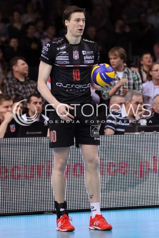  25.03.2013 RZESZOW SIATKOWKA PLUS LIGA 2012/2013 MEN VOLLEYBALL POLAND POLISH PLUSLIGA LEAGUE SEASON 2012/2013 MECZ ASSECO RESOVIA RZESZOW - DELECTA BYDGOSZCZ N/Z JOCHEN SCHOPS SYLWETKA  