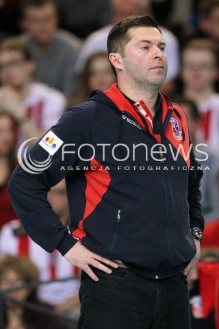  25.03.2013 RZESZOW SIATKOWKA PLUS LIGA 2012/2013 MEN VOLLEYBALL POLAND POLISH PLUSLIGA LEAGUE SEASON 2012/2013 MECZ ASSECO RESOVIA RZESZOW - DELECTA BYDGOSZCZ N/Z PIOTR MAKOWSKI ( HEAD COACH ) TRENER  