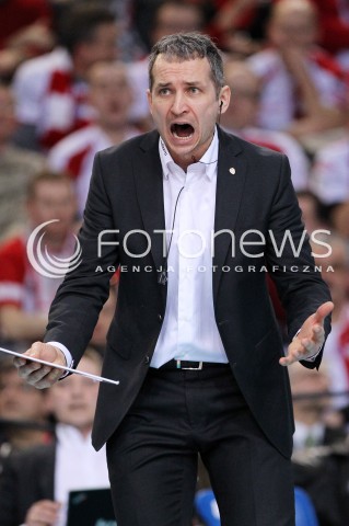 25.03.2013 RZESZOW SIATKOWKA PLUS LIGA 2012/2013 MEN VOLLEYBALL POLAND POLISH PLUSLIGA LEAGUE SEASON 2012/2013 MECZ ASSECO RESOVIA RZESZOW - DELECTA BYDGOSZCZ N/Z ANDRZEJ KOWAL TRENER ( HEAD COACH ) ZLOSC  