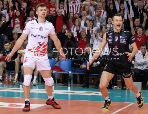  25.03.2013 RZESZOW SIATKOWKA PLUS LIGA 2012/2013 MEN VOLLEYBALL POLAND POLISH PLUSLIGA LEAGUE SEASON 2012/2013 MECZ ASSECO RESOVIA RZESZOW - DELECTA BYDGOSZCZ N/Z PAUL LOTMAN KRZYSZTOF IGNACZAK RADOSC WYGRANA  