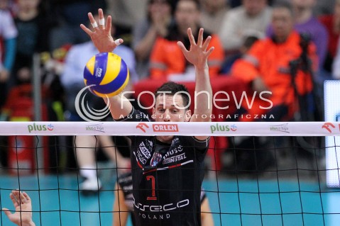  25.03.2013 RZESZOW SIATKOWKA PLUS LIGA 2012/2013 MEN VOLLEYBALL POLAND POLISH PLUSLIGA LEAGUE SEASON 2012/2013 MECZ ASSECO RESOVIA RZESZOW - DELECTA BYDGOSZCZ N/Z ALEH ACHREM OLIEG AKHREM  
