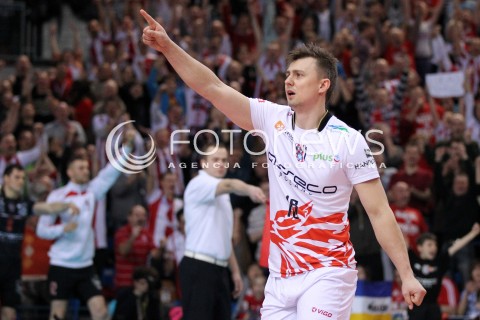  25.03.2013 RZESZOW SIATKOWKA PLUS LIGA 2012/2013 MEN VOLLEYBALL POLAND POLISH PLUSLIGA LEAGUE SEASON 2012/2013 MECZ ASSECO RESOVIA RZESZOW - DELECTA BYDGOSZCZ N/Z KRZYSZTOF IGNACZAK  