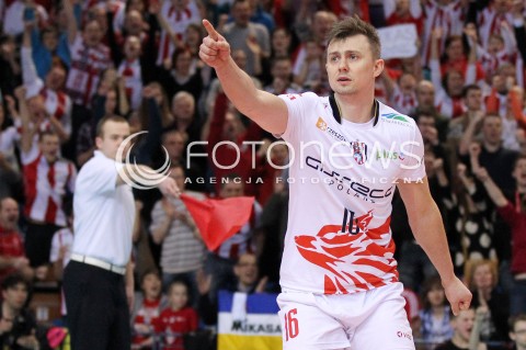  25.03.2013 RZESZOW SIATKOWKA PLUS LIGA 2012/2013 MEN VOLLEYBALL POLAND POLISH PLUSLIGA LEAGUE SEASON 2012/2013 MECZ ASSECO RESOVIA RZESZOW - DELECTA BYDGOSZCZ N/Z KRZYSZTOF IGNACZAK  