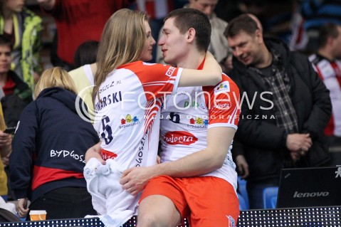  25.03.2013 RZESZOW SIATKOWKA PLUS LIGA 2012/2013 MEN VOLLEYBALL POLAND POLISH PLUSLIGA LEAGUE SEASON 2012/2013 MECZ ASSECO RESOVIA RZESZOW - DELECTA BYDGOSZCZ N/Z DAWID KONARSKI SMUTEK PRZEGRANA DZIEWCZYNA  