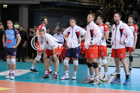  25.03.2013 RZESZOW SIATKOWKA PLUS LIGA 2012/2013 MEN VOLLEYBALL POLAND POLISH PLUSLIGA LEAGUE SEASON 2012/2013 MECZ ASSECO RESOVIA RZESZOW - DELECTA BYDGOSZCZ N/Z SMUTEK PRZEGRANA SIATKARZY DELECTY BYDGOSZCZ  