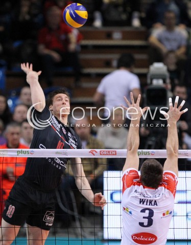  25.03.2013 RZESZOW SIATKOWKA PLUS LIGA 2012/2013 MEN VOLLEYBALL POLAND POLISH PLUSLIGA LEAGUE SEASON 2012/2013 MECZ ASSECO RESOVIA RZESZOW - DELECTA BYDGOSZCZ N/Z JOCHEN SCHOPS MARCIN WIKA  