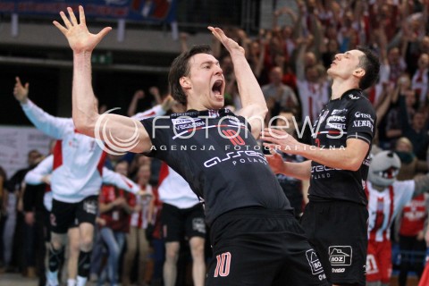  25.03.2013 RZESZOW SIATKOWKA PLUS LIGA 2012/2013 MEN VOLLEYBALL POLAND POLISH PLUSLIGA LEAGUE SEASON 2012/2013 MECZ ASSECO RESOVIA RZESZOW - DELECTA BYDGOSZCZ N/Z JOCHEN SCHOPS RADOSC WYGRANA  