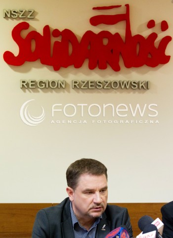  25.03.2013 RZESZOW PRZEWODNICZACY KOMISJI KRAJOWEJ NSZZ SOLIDARNOSC PIOTR DUDA W RZESZOWIE N/Z PIOTR DUDA  