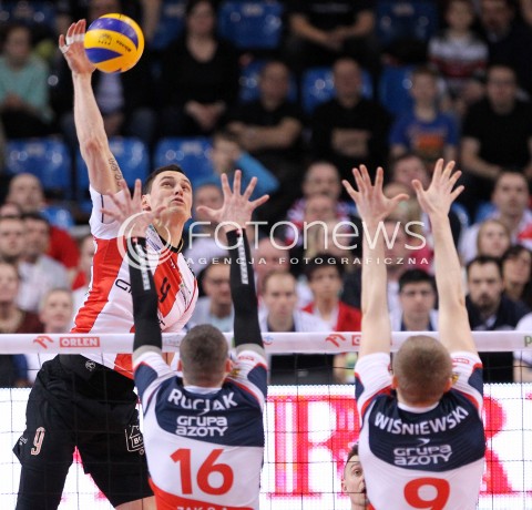  13.04.2013 RZESZOW SIATKOWKA PLUS LIGA 2012/2013 MEN VOLLEYBALL POLAND POLISH PLUSLIGA LEAGUE SEASON 2012/2013 FINAL 3. MECZ ASSECO RESOVIA RZESZOW - ZAKSA KEDZIERZYN KOZLE N/Z ZBIGNIEW BARTMAN LUKASZ WISNIEWSKI MICHAL RUCIAK  