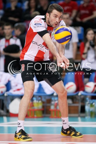  13.04.2013 RZESZOW SIATKOWKA PLUS LIGA 2012/2013 MEN VOLLEYBALL POLAND POLISH PLUSLIGA LEAGUE SEASON 2012/2013 FINAL 3. MECZ ASSECO RESOVIA RZESZOW - ZAKSA KEDZIERZYN KOZLE N/Z NIKOLA KOVACEVIC SYLWETKA  