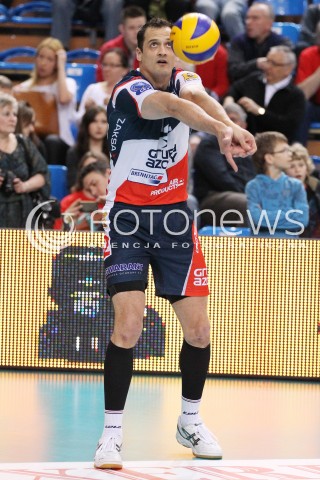  13.04.2013 RZESZOW SIATKOWKA PLUS LIGA 2012/2013 MEN VOLLEYBALL POLAND POLISH PLUSLIGA LEAGUE SEASON 2012/2013 FINAL 3. MECZ ASSECO RESOVIA RZESZOW - ZAKSA KEDZIERZYN KOZLE N/Z FELIPE FONTELES SYLWETKA  