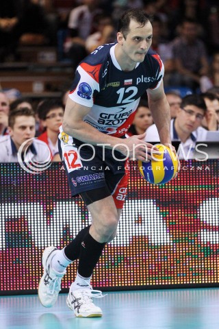  13.04.2013 RZESZOW SIATKOWKA PLUS LIGA 2012/2013 MEN VOLLEYBALL POLAND POLISH PLUSLIGA LEAGUE SEASON 2012/2013 FINAL 3. MECZ ASSECO RESOVIA RZESZOW - ZAKSA KEDZIERZYN KOZLE N/Z FELIPE FONTELES SYLWETKA  